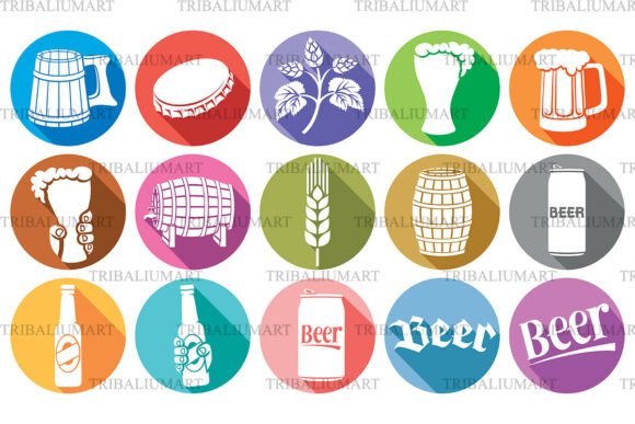 Beer Flat Icons SVG Review for Real Embroidery Use