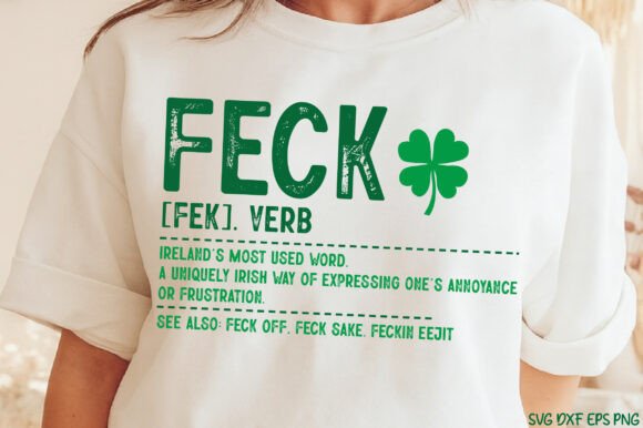 Feck Definition SVG: St. Patrick’s Day