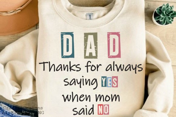 Funny Dad SVG, Dad Saying Yes SVG