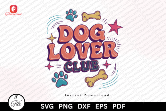 Funny Puppy Lover Dog Lover Club SVG PNG