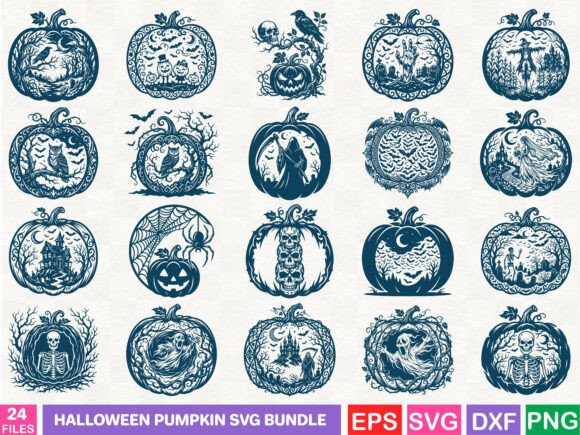 Halloween Pumpkin SVG Bundle