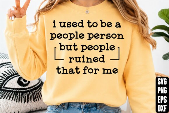 I Used to Be a People Person but SVG