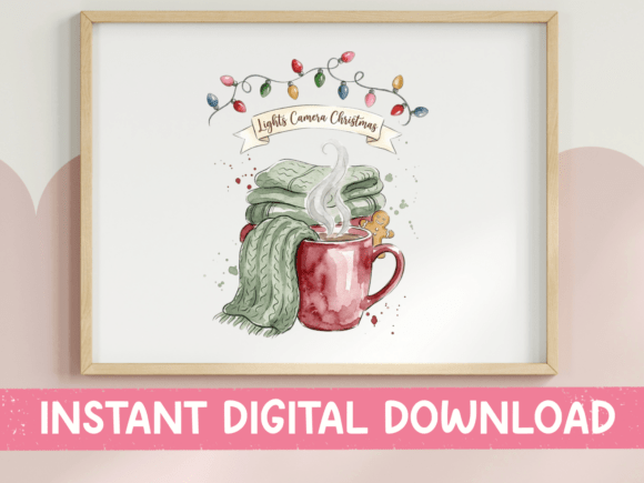 Lights Camera Christmas Holiday SVG