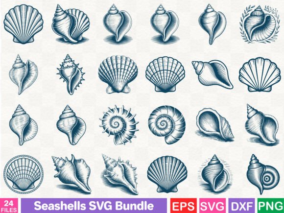 Seashells SVG Bundle