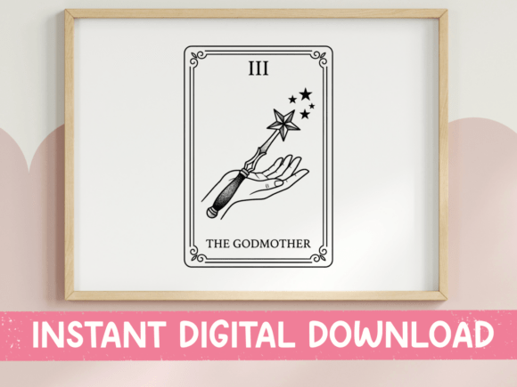 The Reader Tarot Card SVG PNG Book Moon